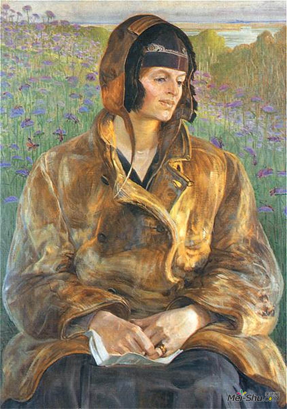 杰西克马尔塞夫斯基(Jacek Malczewski)高清作品《埃莱奈》