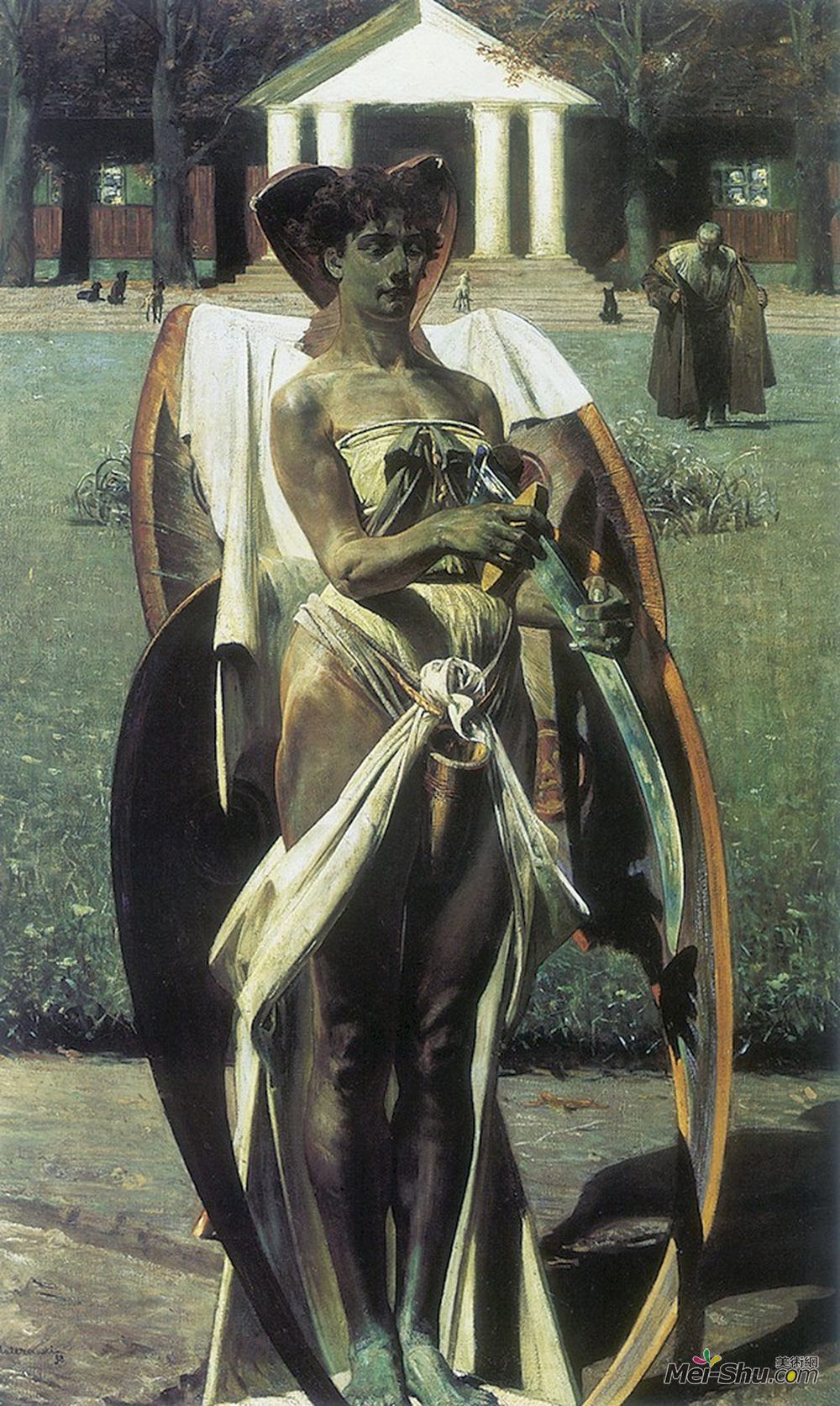 杰西克马尔塞夫斯基(Jacek Malczewski)高清作品《死亡者》