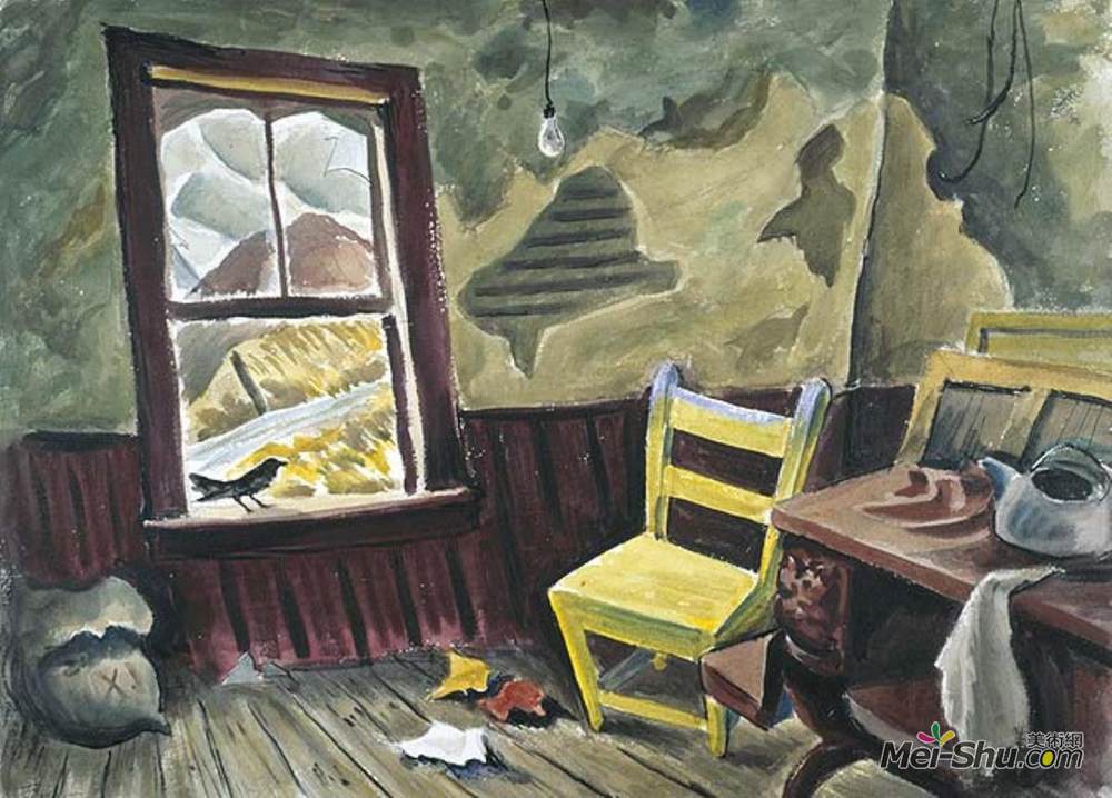 杰克·布什(Jack Bush)高清作品《鬼屋》