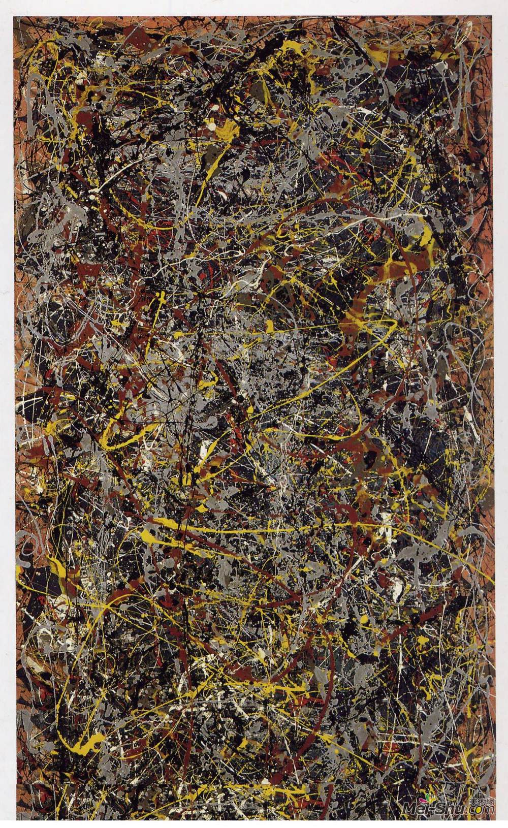 《第5号》杰克逊·波洛克(jackson pollock)高清作品欣赏