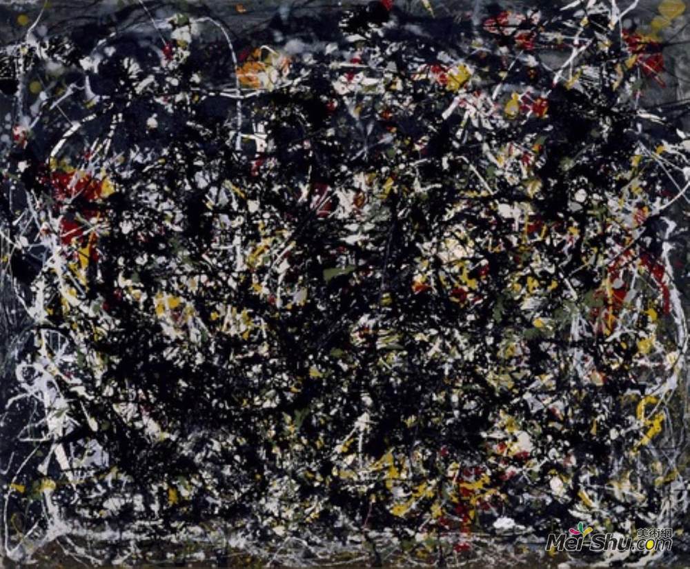 杰克逊·波洛克(Jackson Pollock)高清作品《第6号》