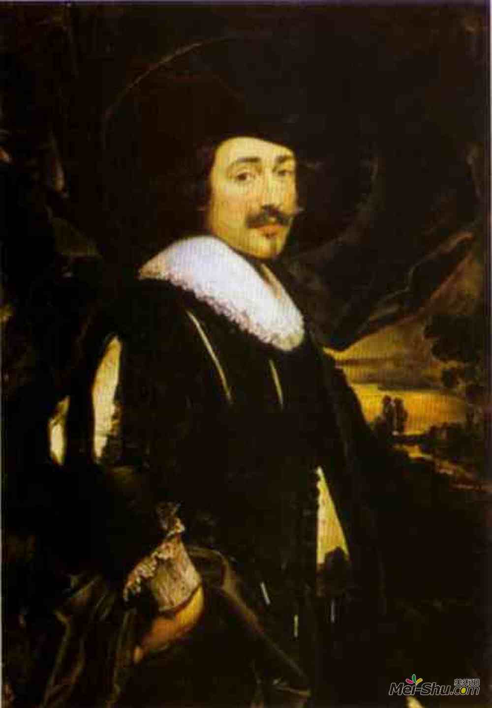 雅各布布·乔登斯(Jacob Jordaens)高清作品《男人肖像》