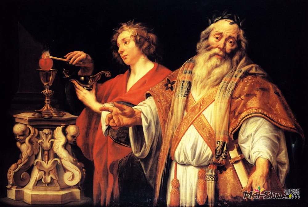 雅各布布·乔登斯(Jacob Jordaens)高清作品《宗教寓言》