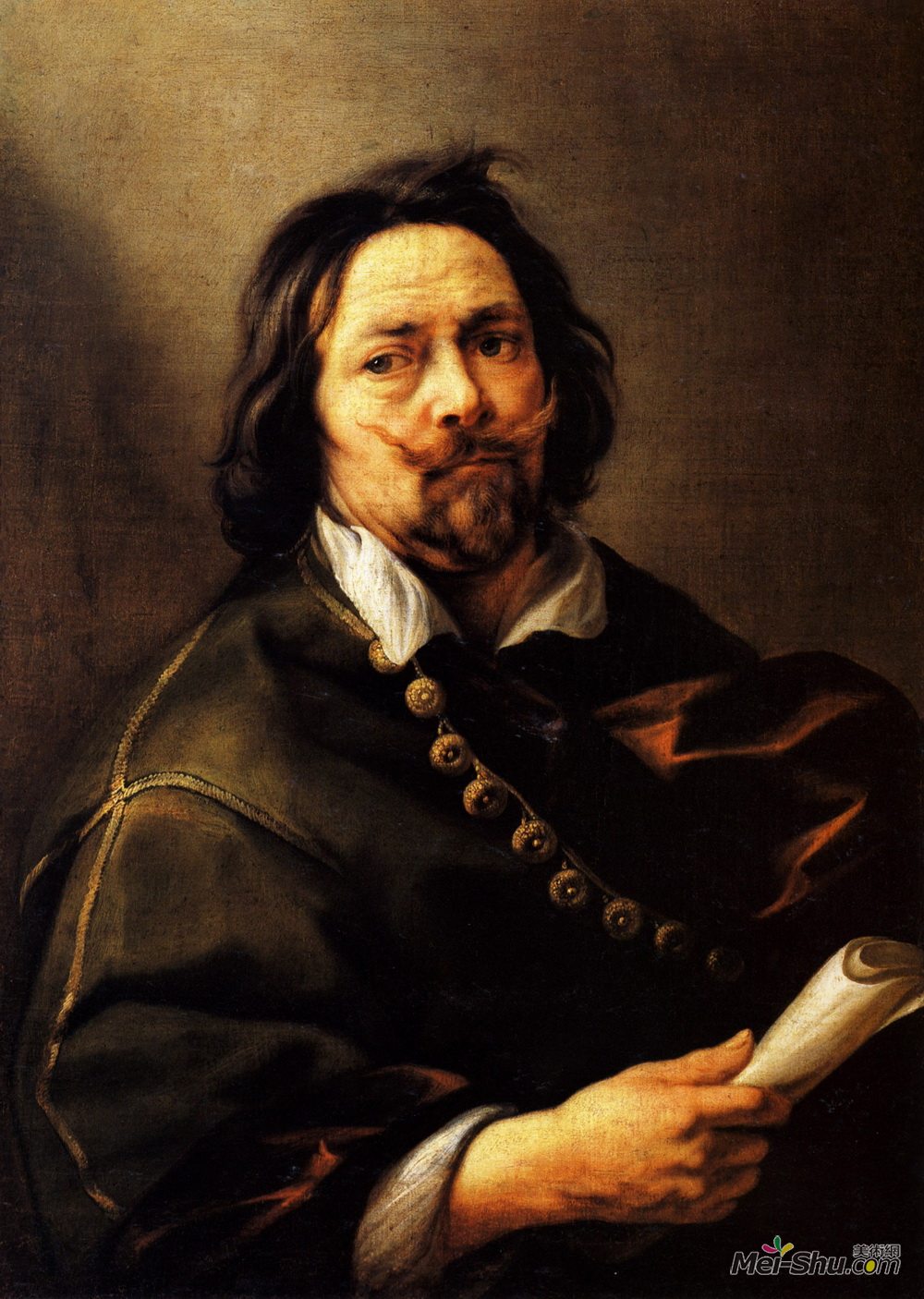 雅各布布·乔登斯(Jacob Jordaens)高清作品《自画像》