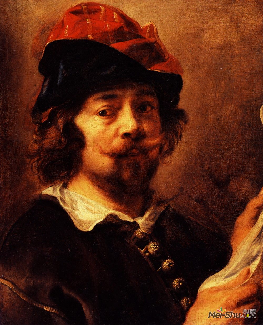 雅各布布·乔登斯(Jacob Jordaens)高清作品《自画像》