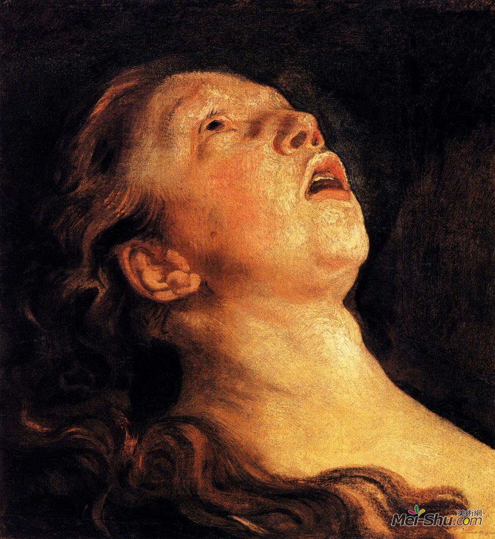 雅各布布·乔登斯(Jacob Jordaens)高清作品《阿波罗头研究》