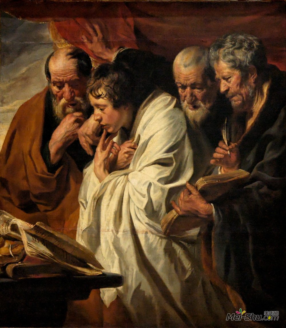 雅各布布·乔登斯(Jacob Jordaens)高清作品《四福音派》