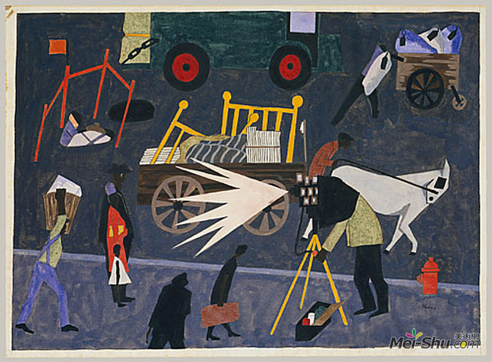 雅各布布·劳伦斯(Jacob Lawrence)高清作品《摄影师》