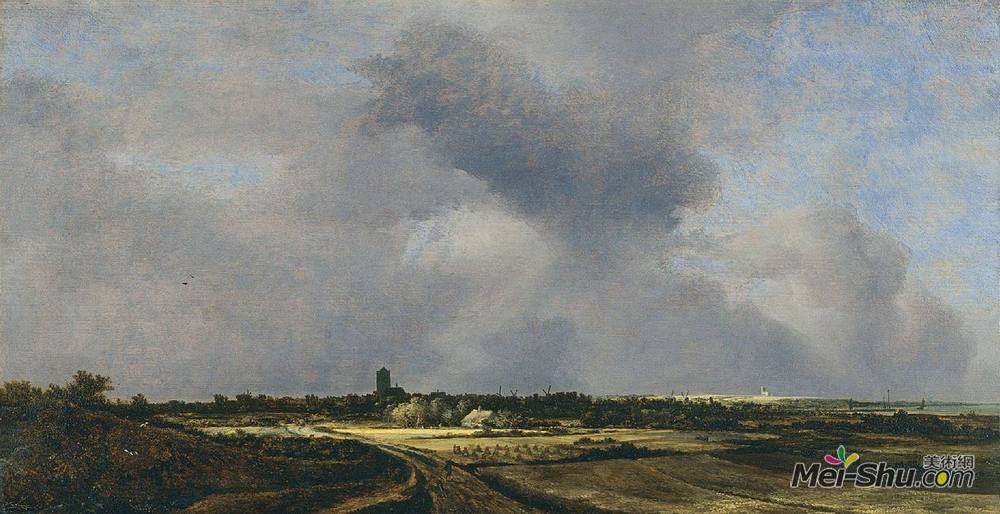 雅各布布·凡·雷斯达尔(Jacob van Ruisdael)高清作品《纳尔登观》