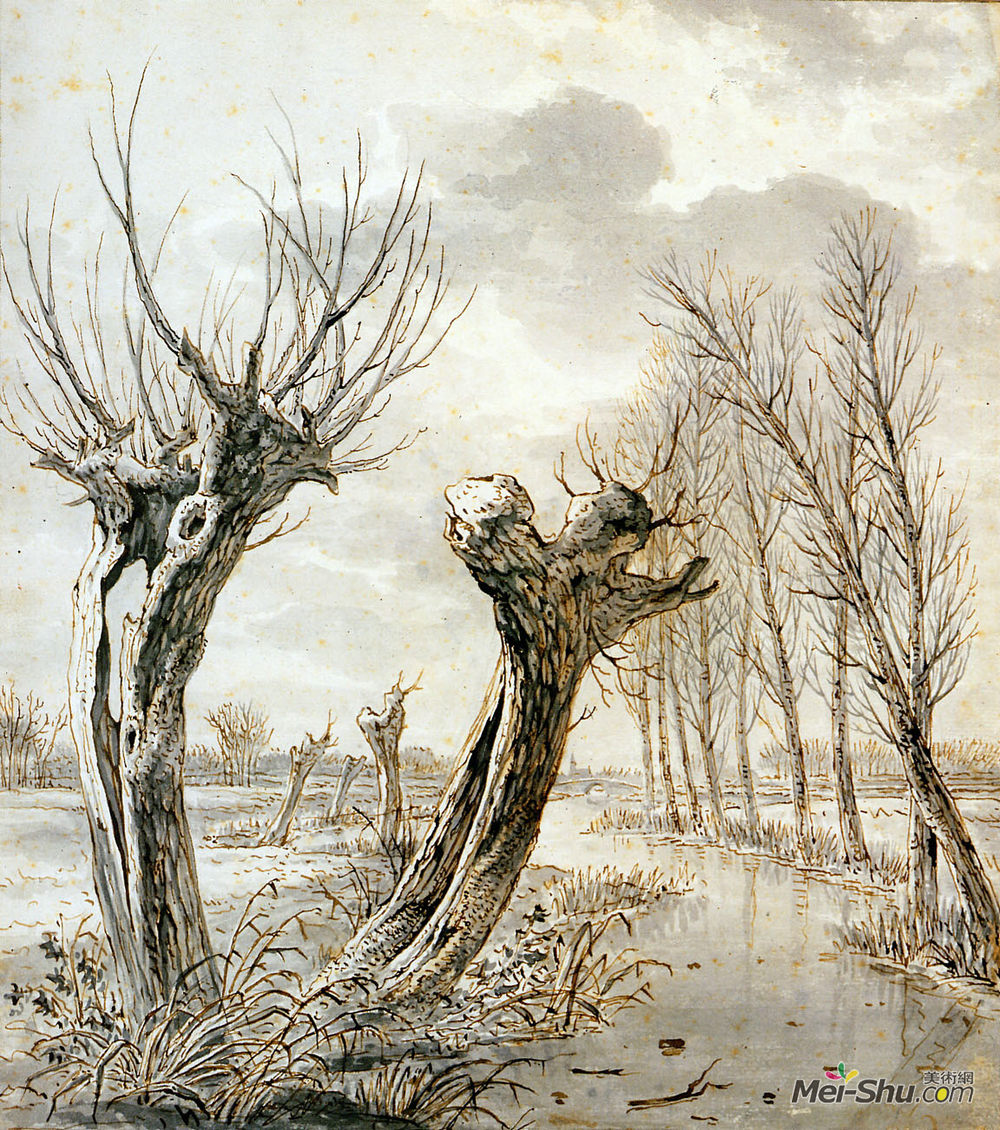 雅各布伯范斯特里(Jacob van Strij)高清作品《冬季景观》