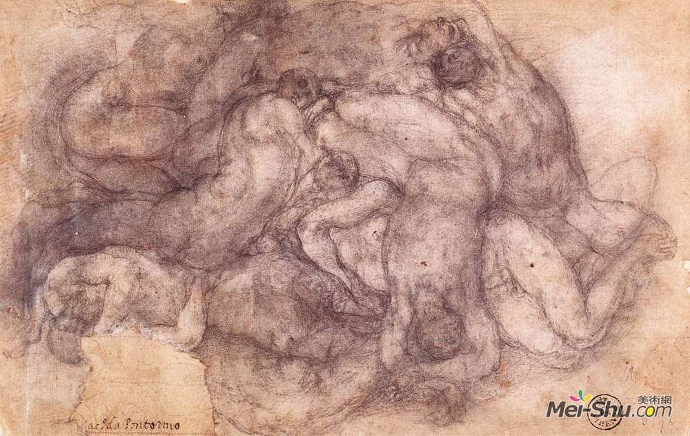 雅各布布·达·蓬托尔莫(Jacopo Pontormo)高清作品《死者群体》