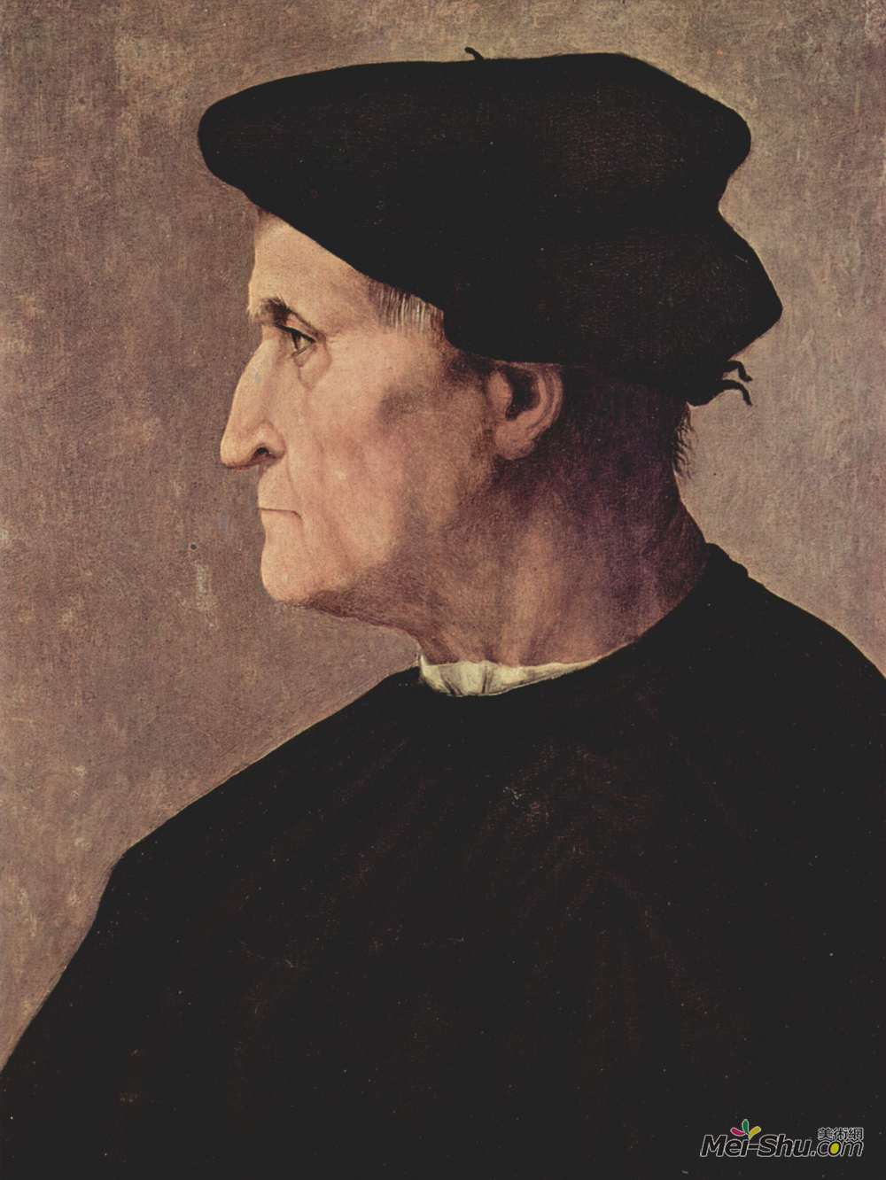 雅各布布·达·蓬托尔莫(Jacopo Pontormo)高清作品《Portrait of Francesco da Castiglione》