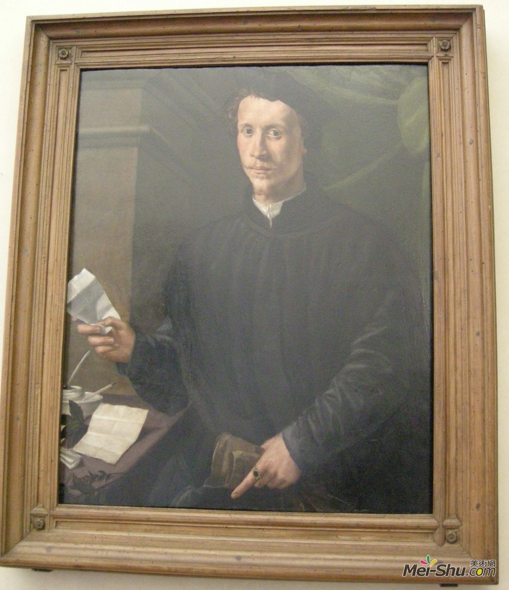雅各布布·达·蓬托尔莫(Jacopo Pontormo)高清作品《Portrait of Ludovico Martelli》