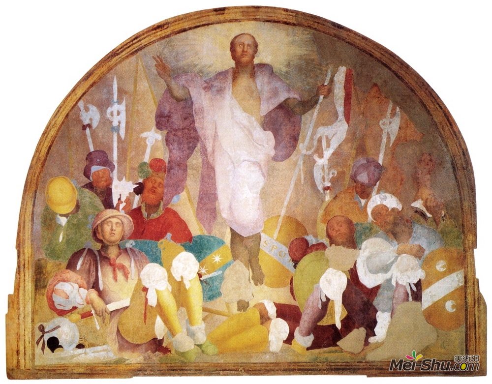 雅各布布·达·蓬托尔莫(Jacopo Pontormo)高清作品《复活》