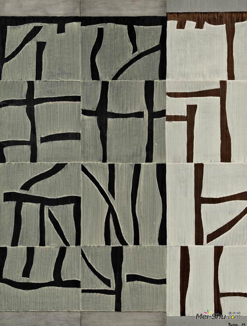 贾可布斯(Jacques Busse)高清作品《Ecritures Colomb&ées n&°4》
