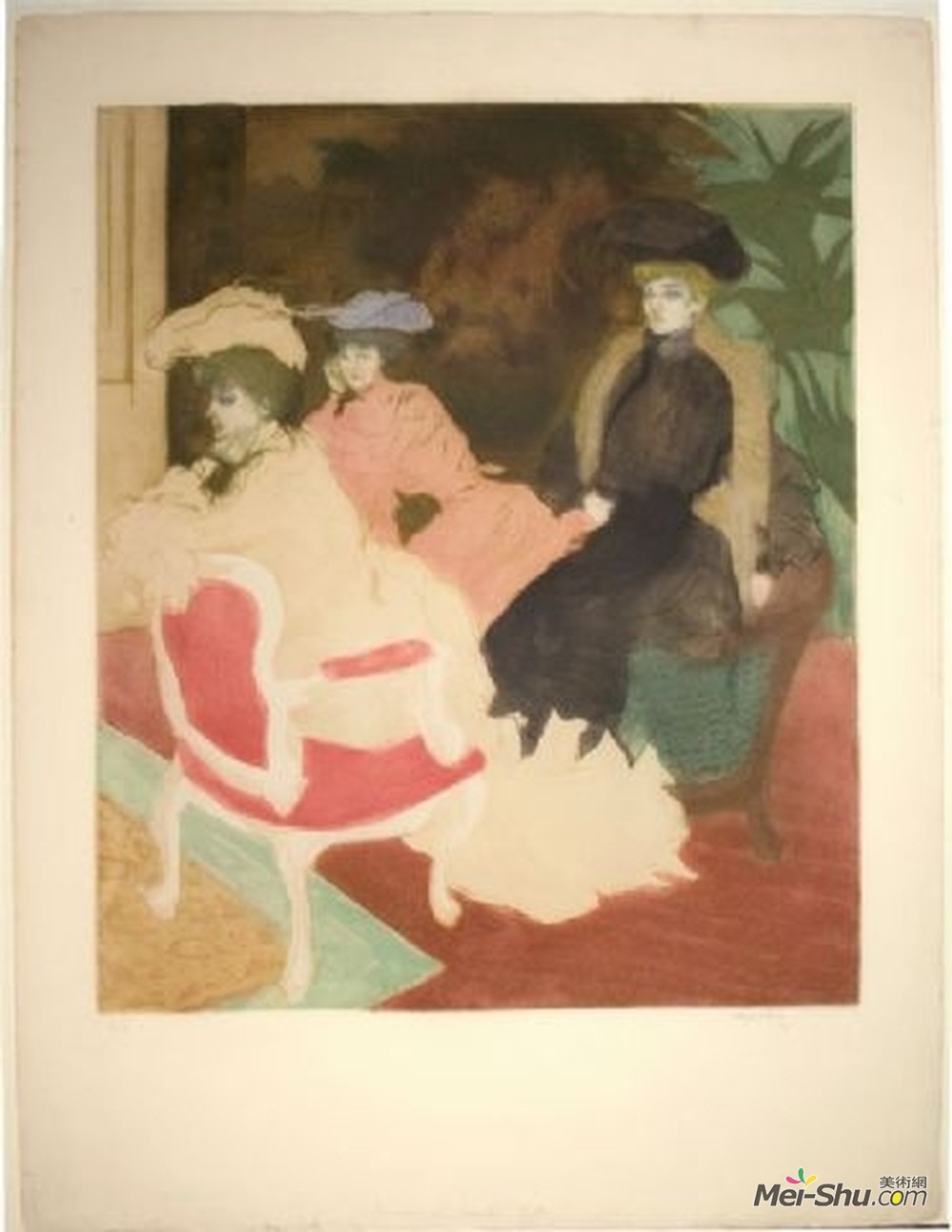 雅克·维隆(Jacques Villon)高清作品《社会喜剧》