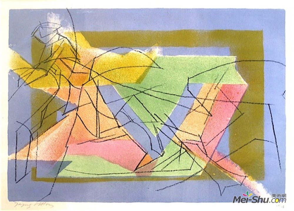 雅克·维隆(Jacques Villon)高清作品《吕库耶尔》