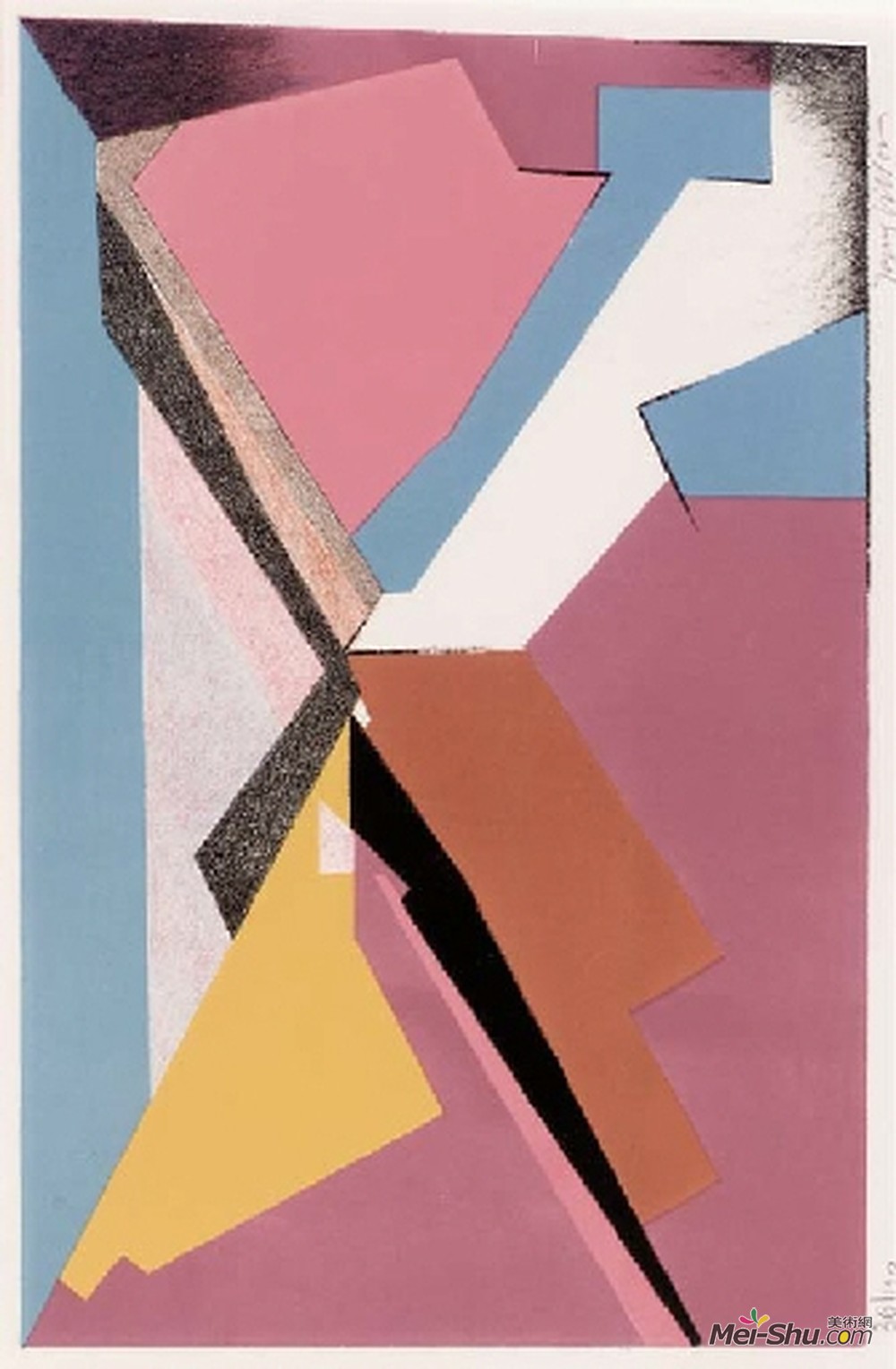 雅克·维隆(Jacques Villon)高清作品《作文》