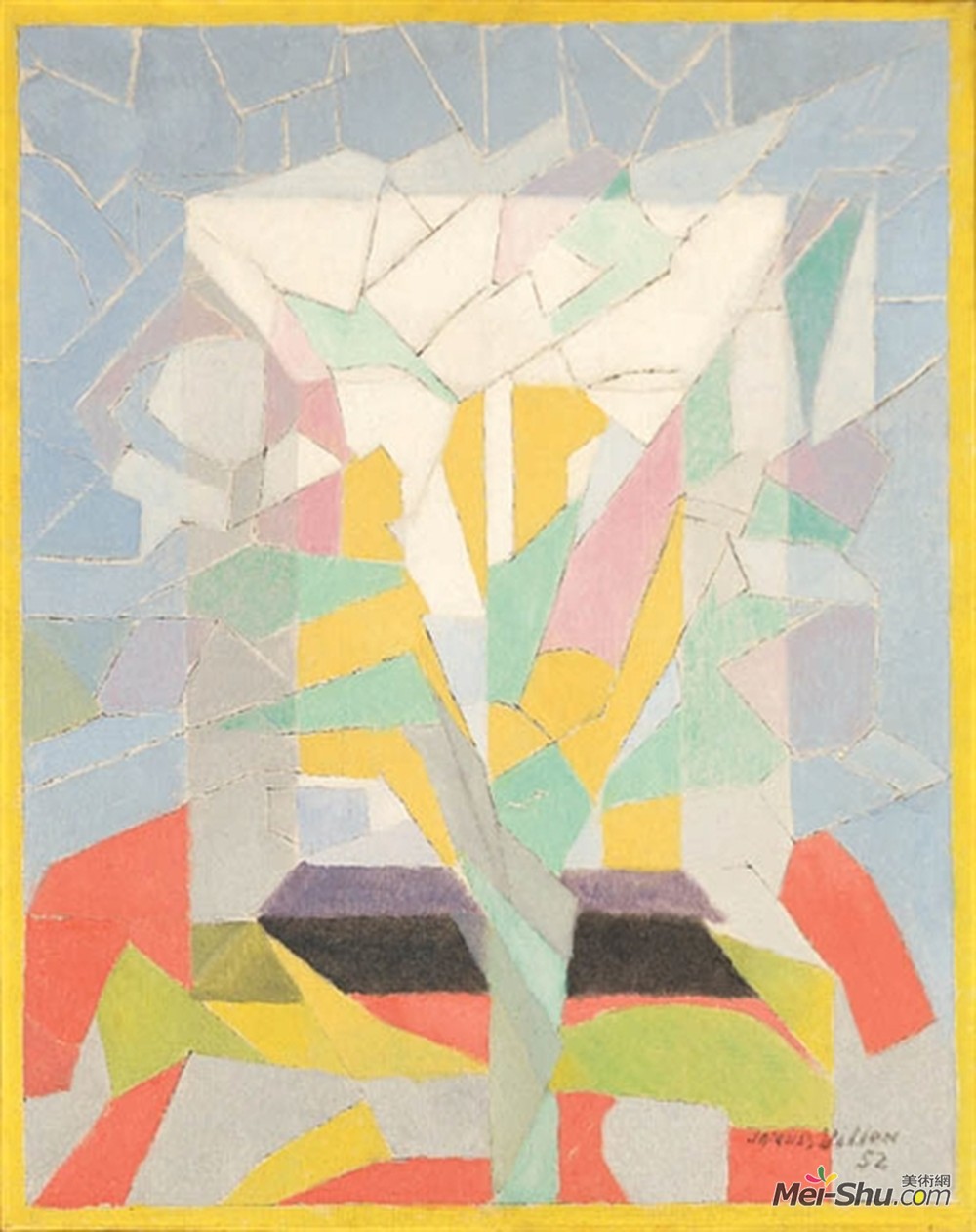 雅克·维隆(Jacques Villon)高清作品《麦迪》