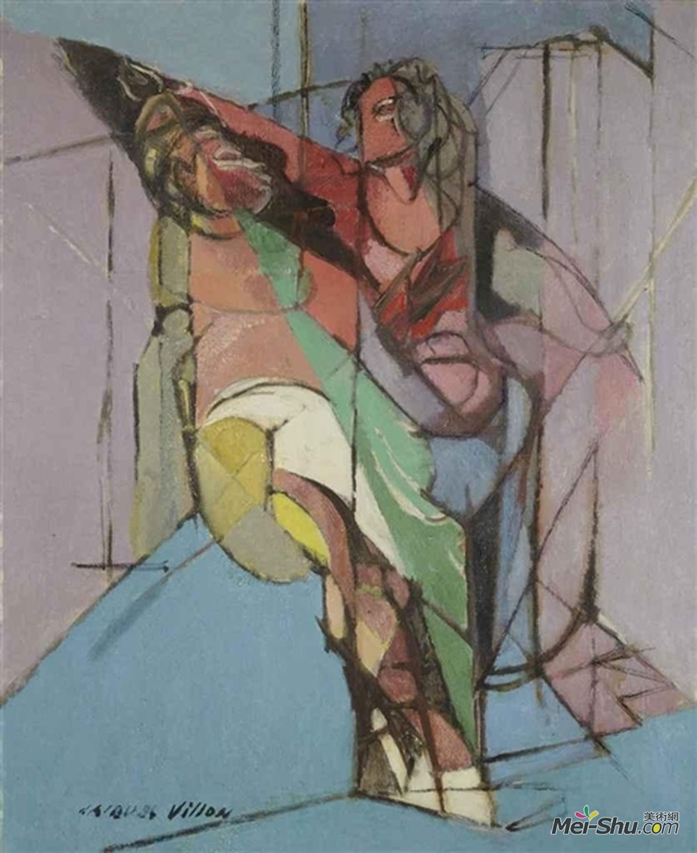 雅克·维隆(Jacques Villon)高清作品《Ph&èdre et Hyppolite》