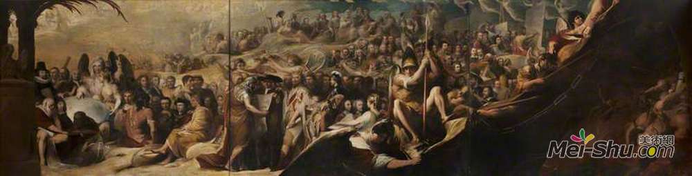 詹姆斯·巴里(James Barry)高清作品《极乐世界，或最终报应的状态》