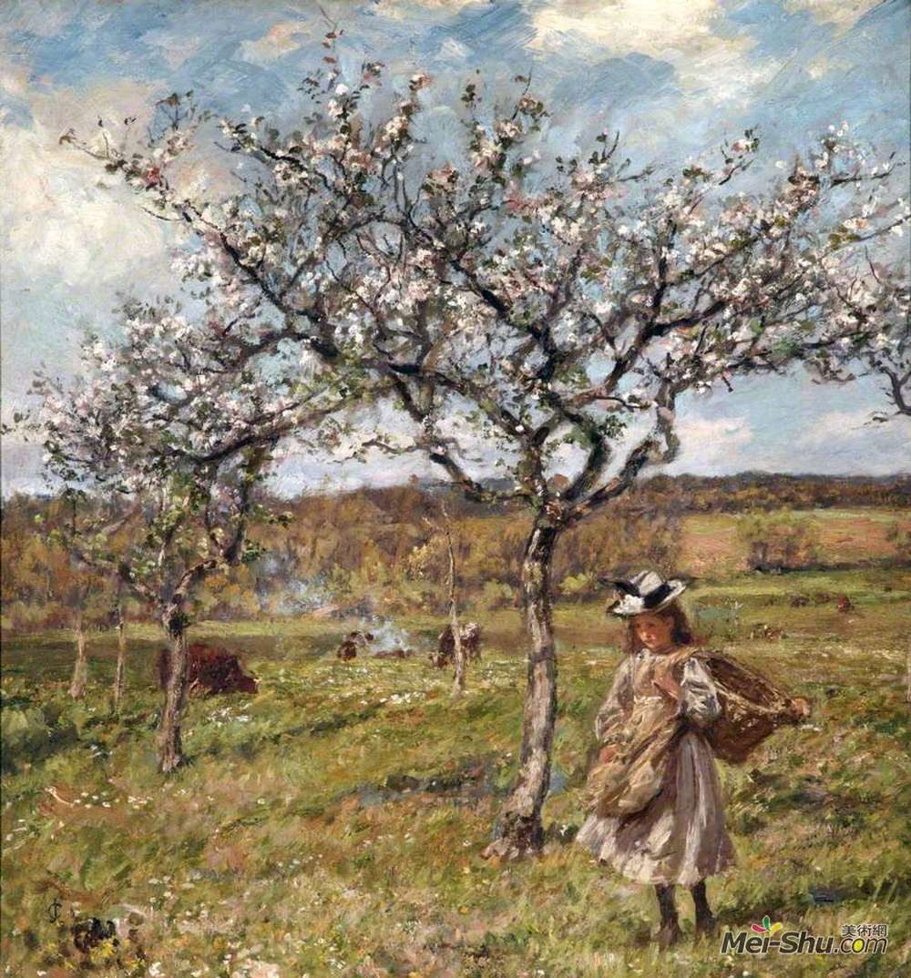 查尔斯·詹姆斯(James Charles)高清作品《Spring Blossom at Ambersham》