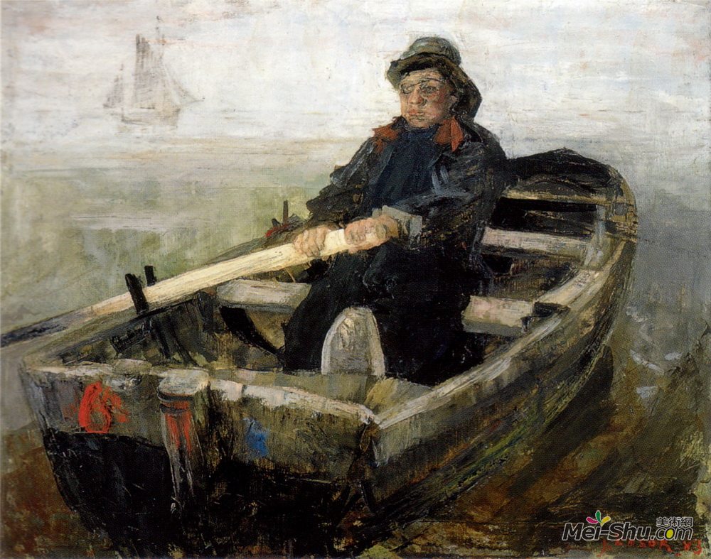 詹姆斯·恩索尔(James Ensor)高清作品《赛艇运动员》