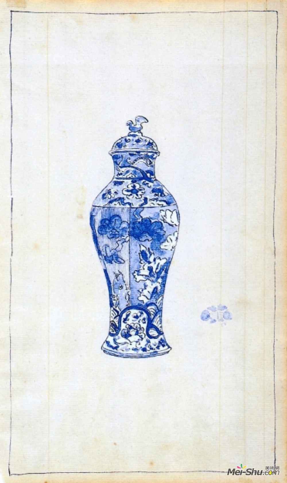 蓝白瓮》詹姆斯·阿博特·麦克尼尔·惠斯勒(James McNeill Whistler)高清