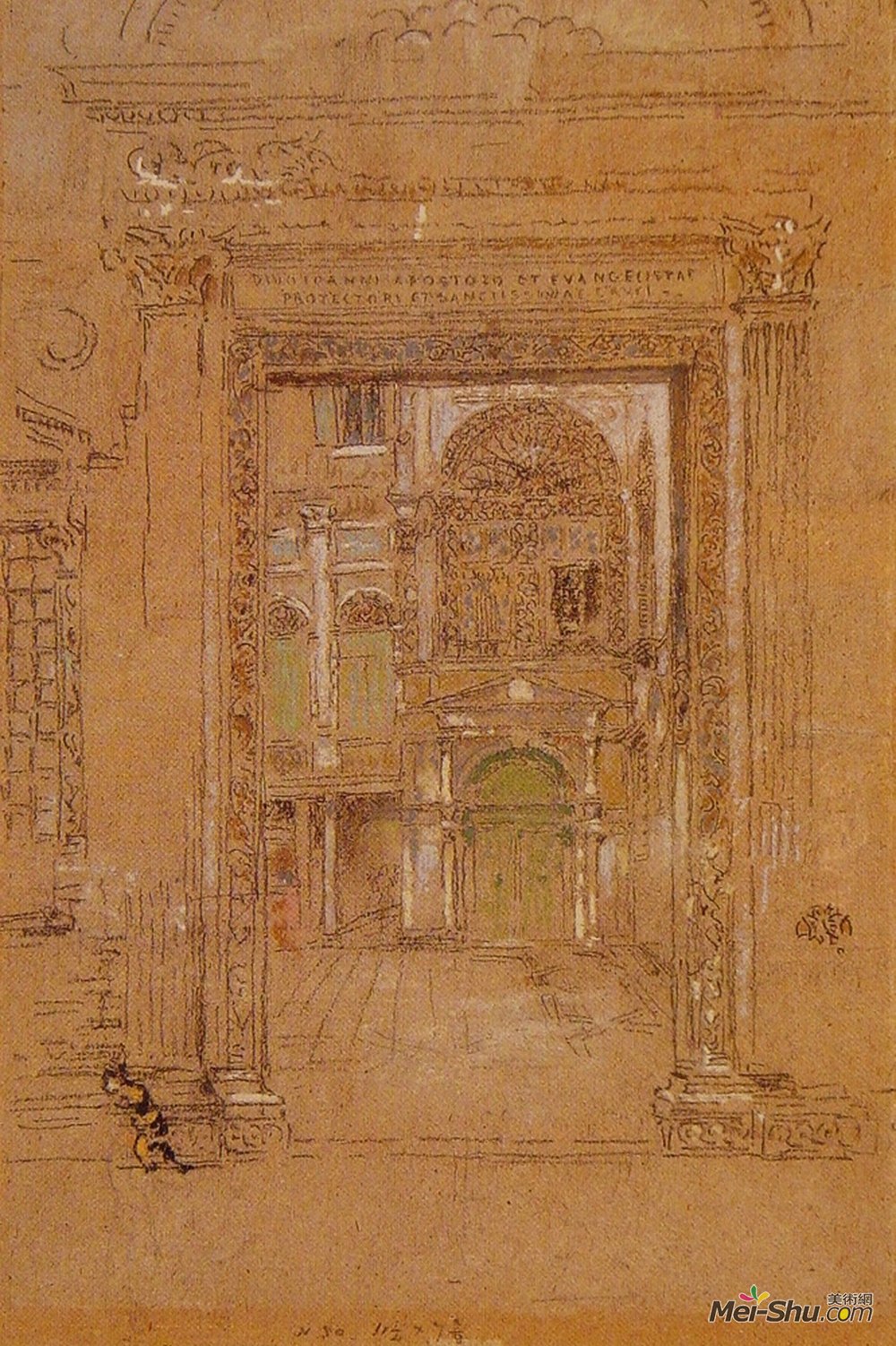詹姆斯·阿博特·麦克尼尔·惠斯勒(James McNeill Whistler)高清作品《圣约翰福音的使徒》