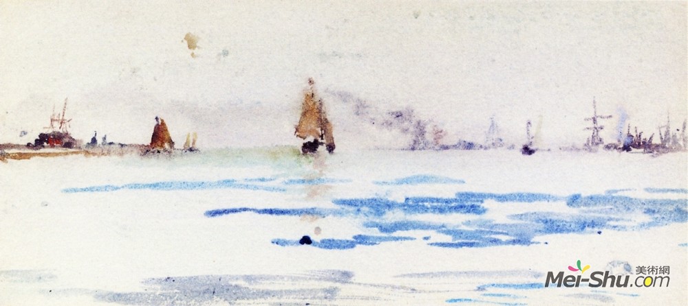 詹姆斯·阿博特·麦克尼尔·惠斯勒(James McNeill Whistler)高清作品《北海》