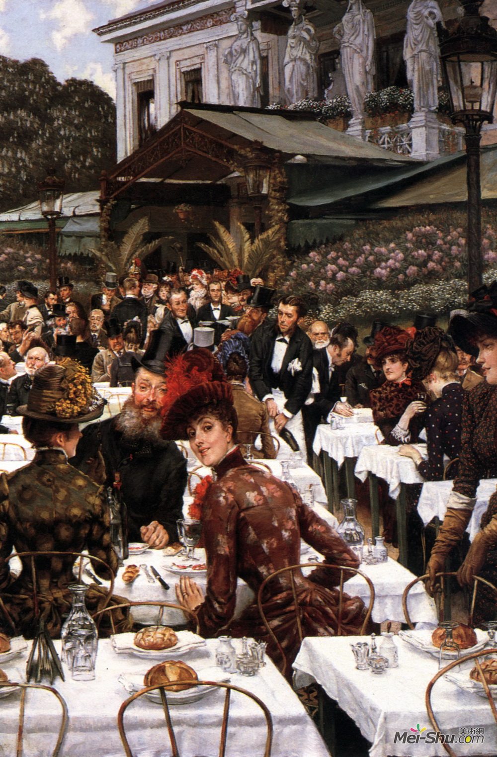 詹姆斯·天梭(James Tissot)高清作品《艺术家的女士们》