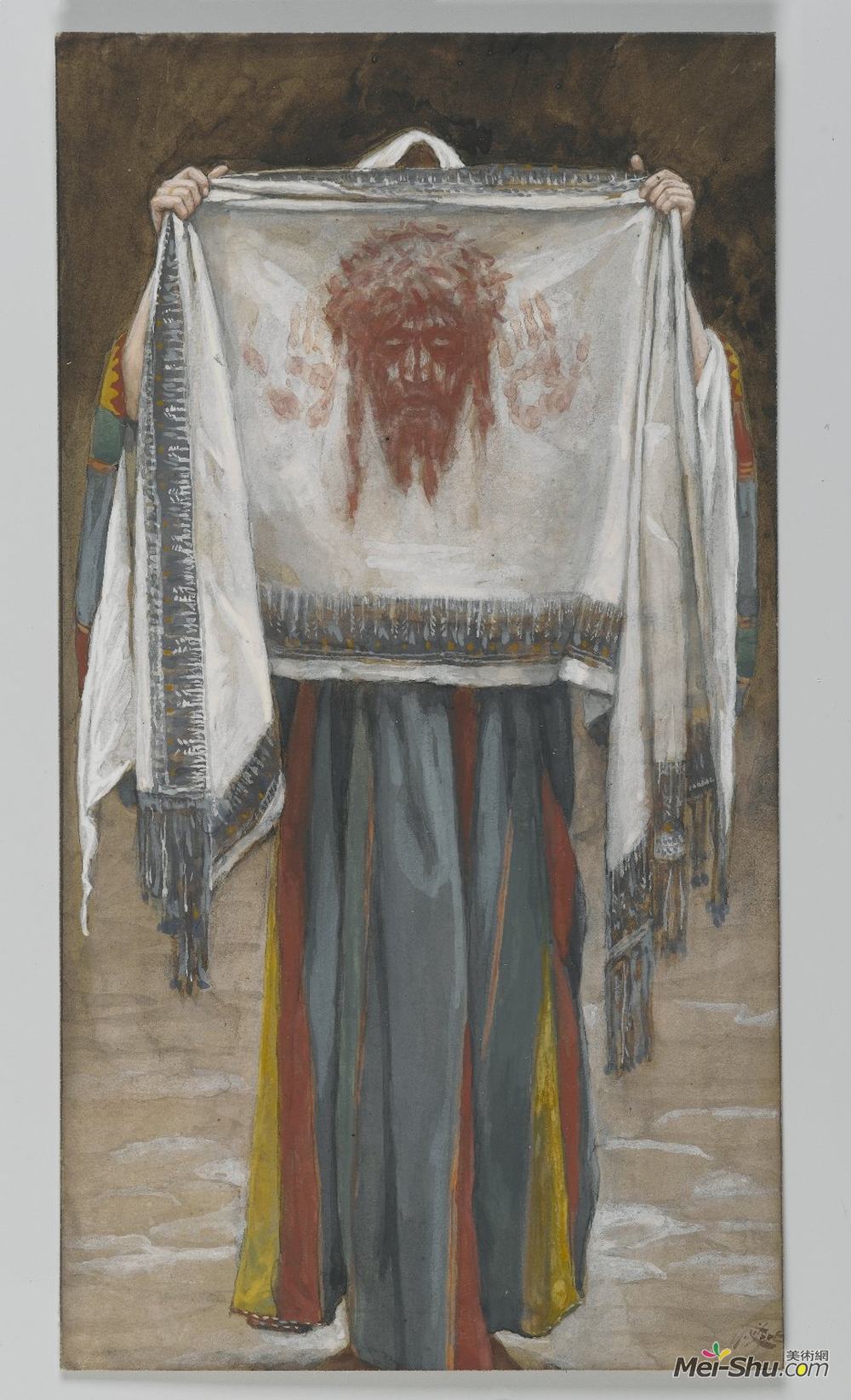詹姆斯·天梭(James Tissot)高清作品《圣脸》