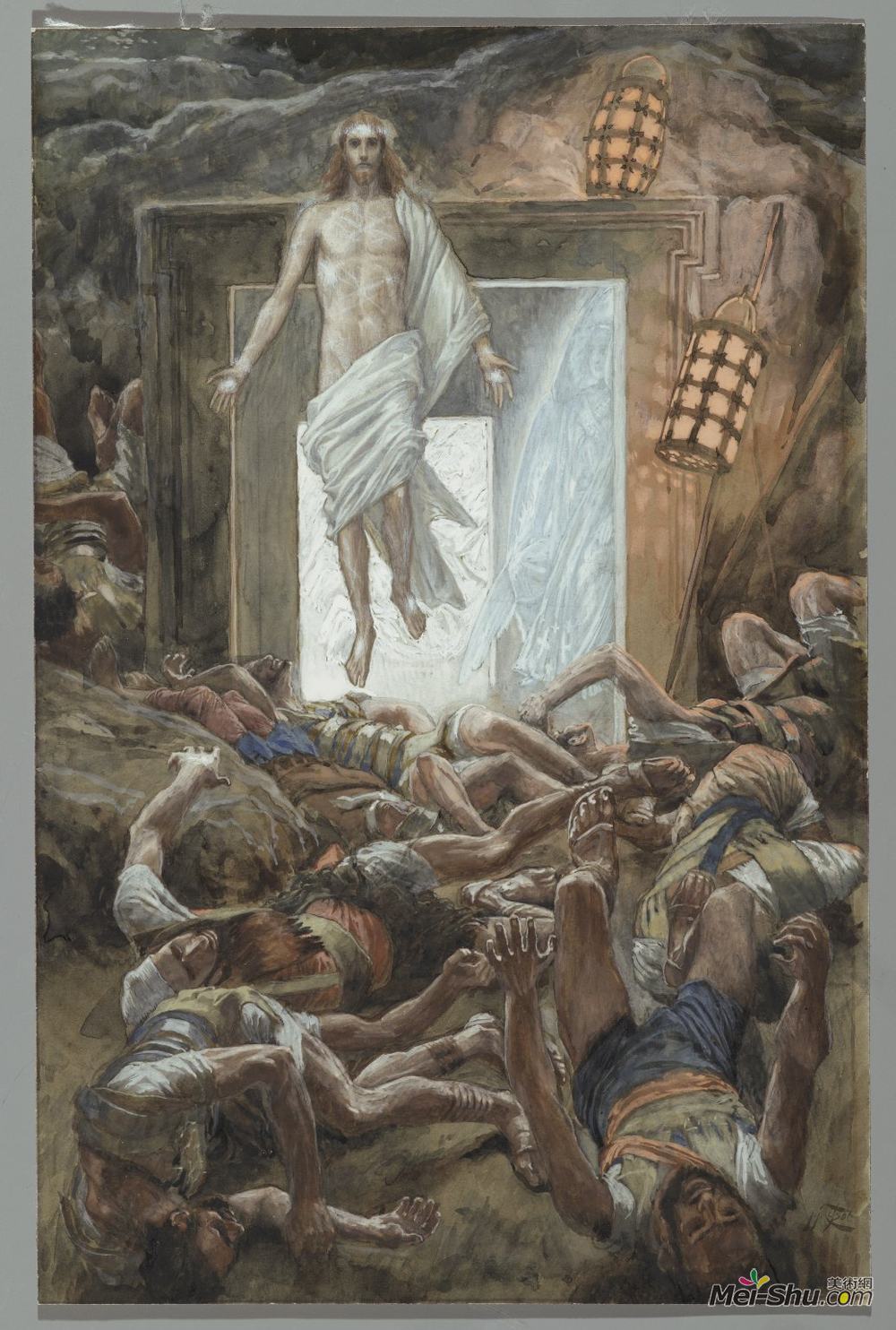 詹姆斯·天梭(James Tissot)高清作品《The Resurrection (La Re?surrection)》