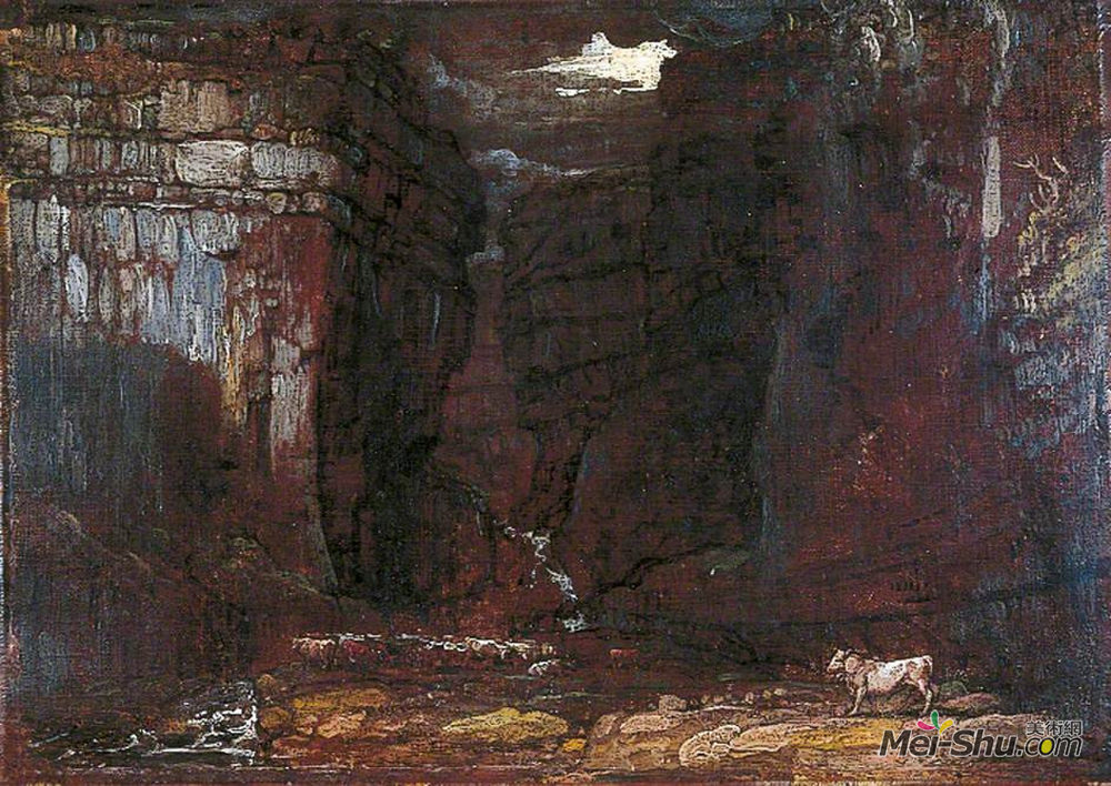 詹姆斯·沃德(James Ward)高清作品《Study for 'Gordale Scar'》