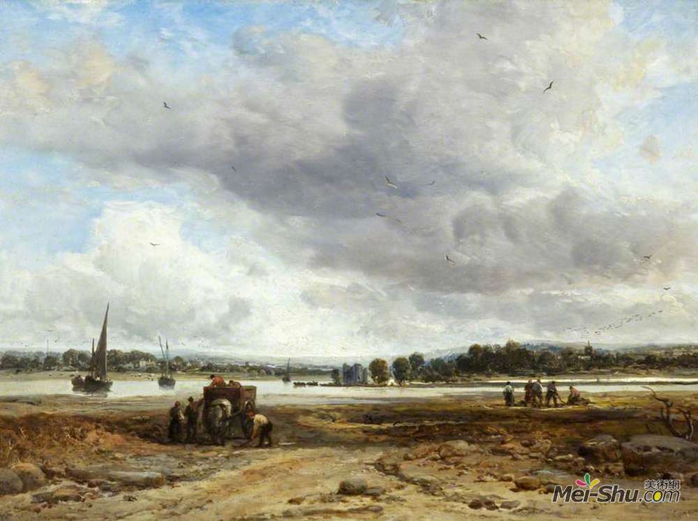 詹姆斯·韦伯(James Webb)高清作品《Calshott Castle, near Southampton》