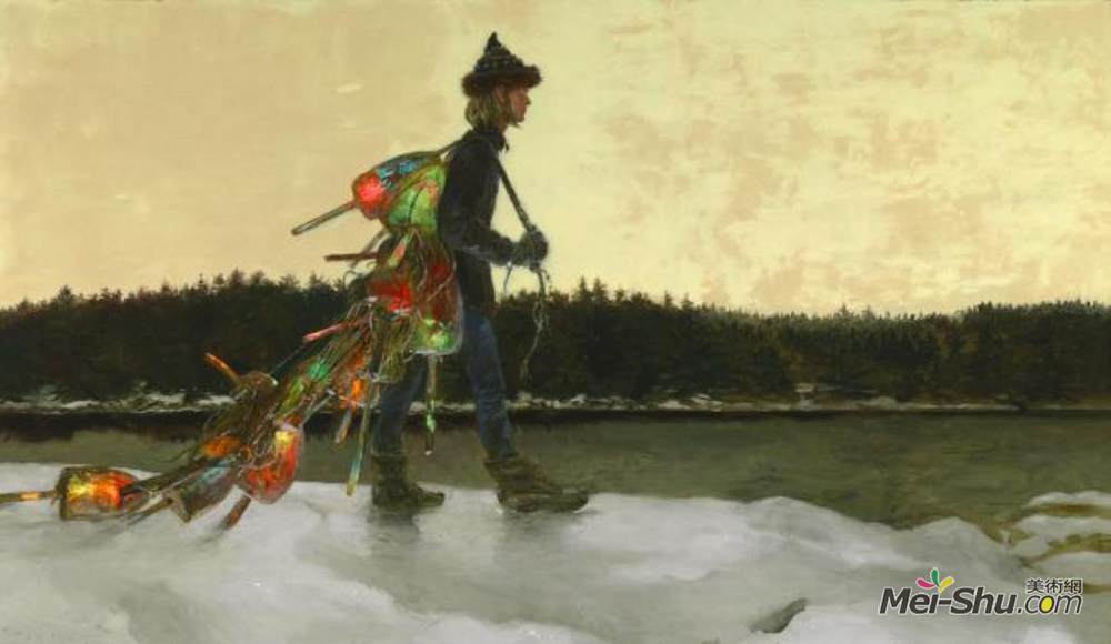 杰米·韦思(Jamie Wyeth)高清作品《大陆》