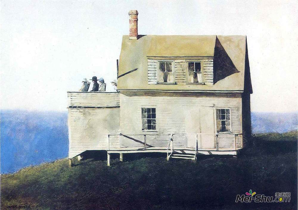 杰米·韦思(Jamie Wyeth)高清作品《乘船时间》