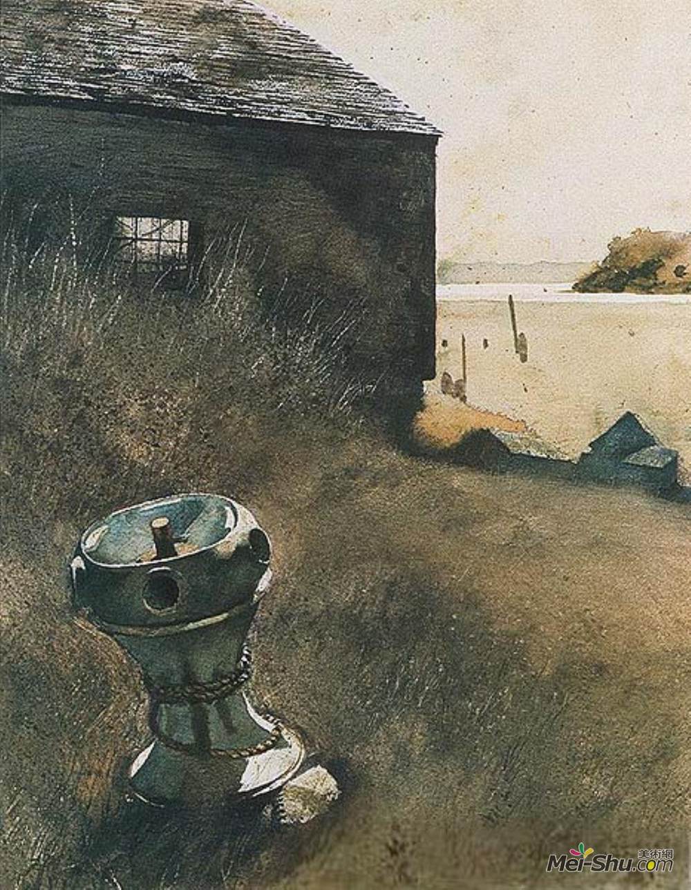 杰米·韦思(Jamie Wyeth)高清作品《绞盘》