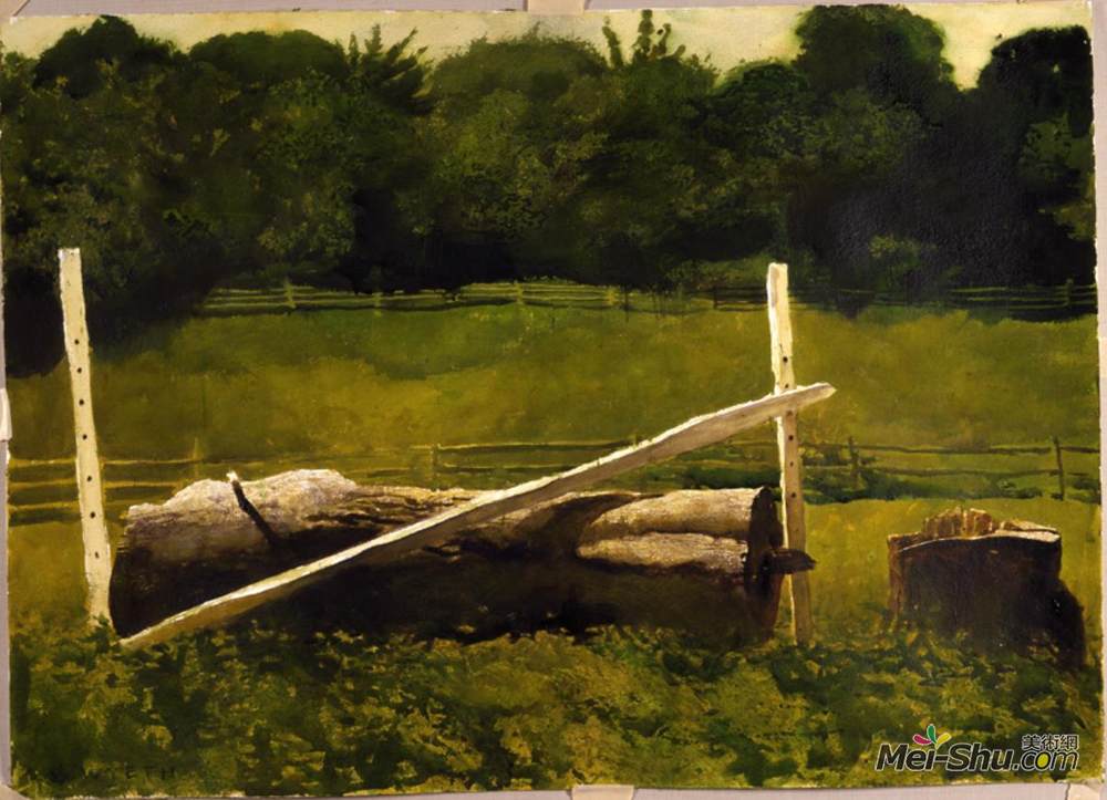 杰米·韦思(Jamie Wyeth)高清作品《跳跃》