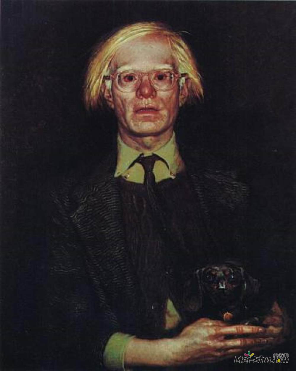 杰米·韦思(Jamie Wyeth)高清作品《安迪·沃霍尔画像》