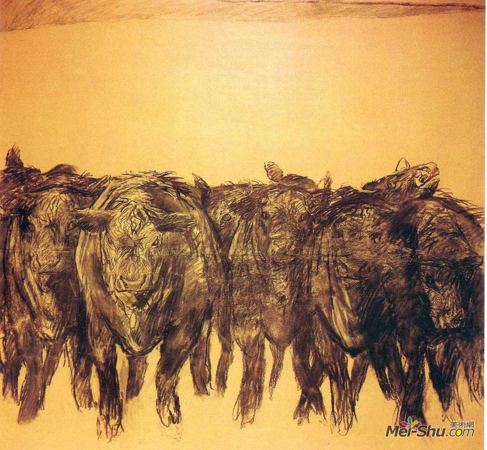 杰米·韦思(Jamie Wyeth)高清作品《安古斯研究》