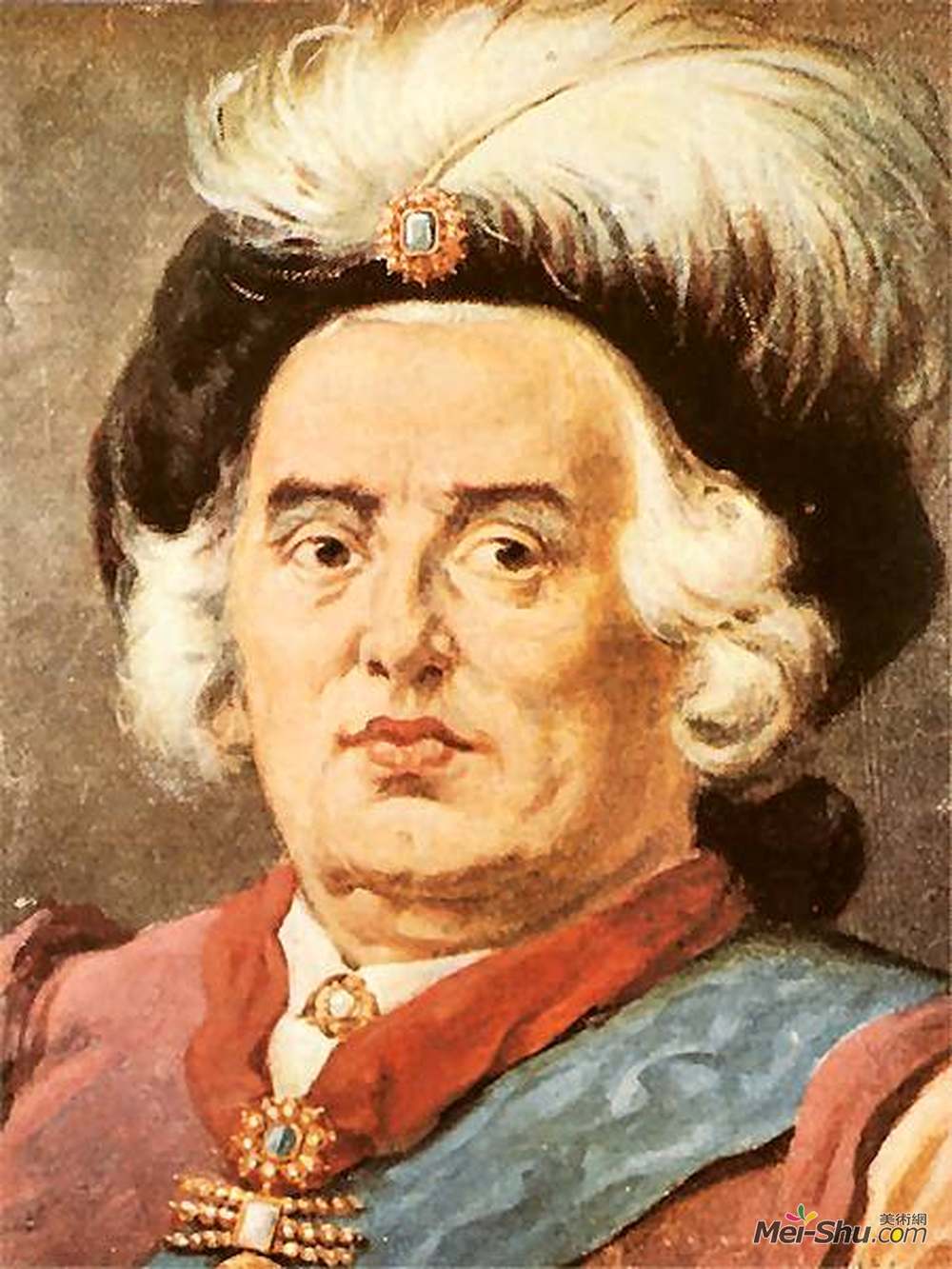 扬·马泰伊科(Jan Matejko)高清作品《波兰的奥古斯都三世》