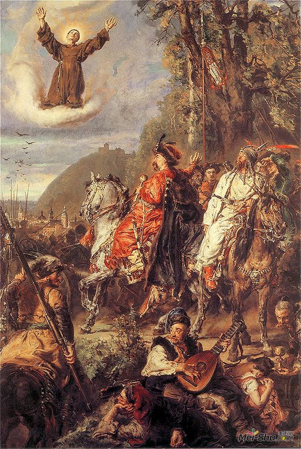 扬·马泰伊科(Jan Matejko)高清作品《胡杨及赫梅利尼茨基与星座》