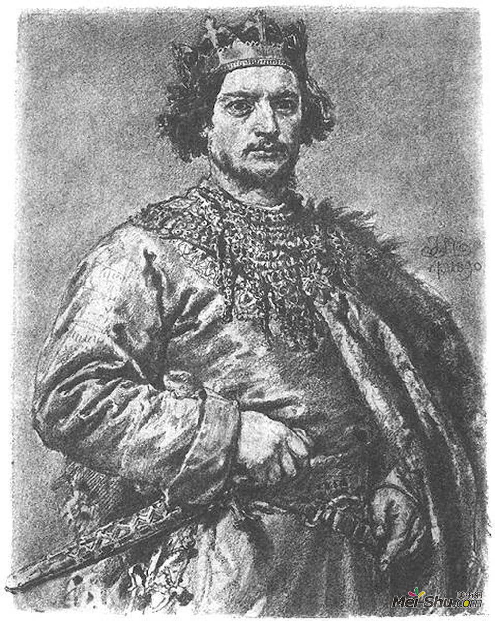 扬·马泰伊科(Jan Matejko)高清作品《大胆的博莱斯劳》
