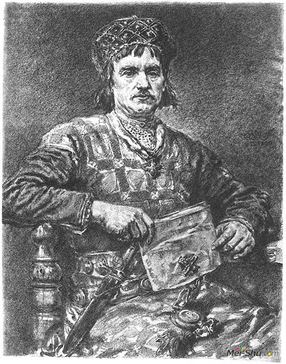扬·马泰伊科(Jan Matejko)高清作品《保尔斯劳诉贞洁》