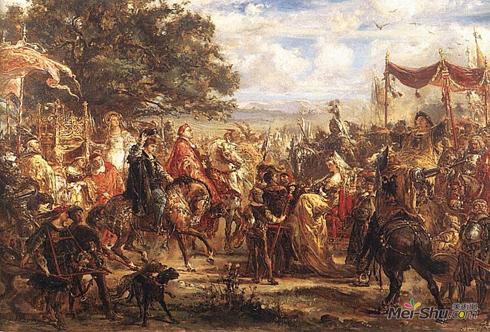 扬·马泰伊科(Jan Matejko)高清作品《国王大会》
