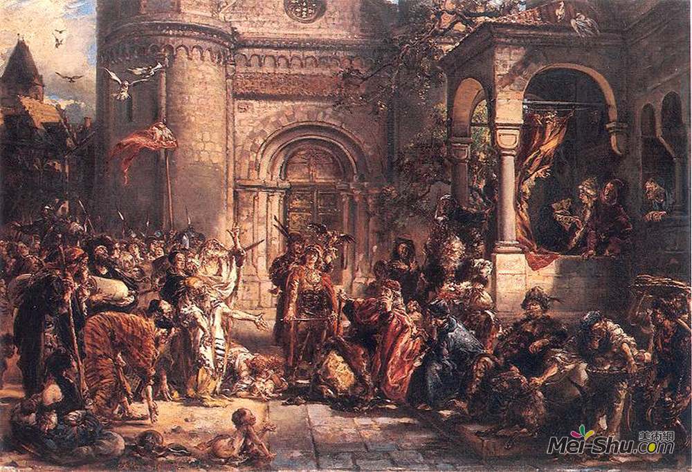扬·马泰伊科(Jan Matejko)高清作品《犹太人移民》