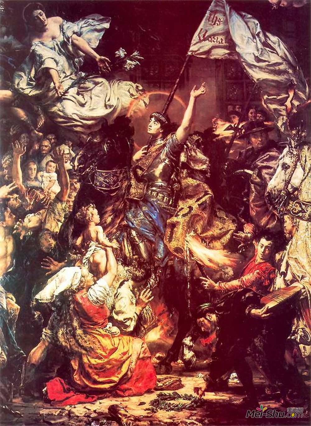 扬·马泰伊科(Jan Matejko)高清作品《奥尔良女仆》