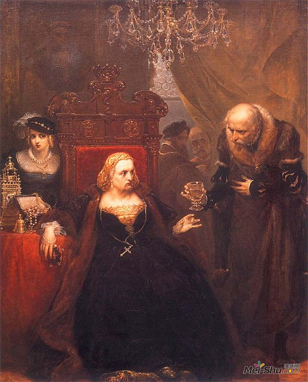 扬·马泰伊科(Jan Matejko)高清作品《阙恩博娜中毒》