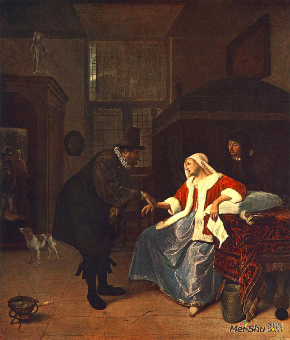 扬·斯蒂恩(Jan Steen)高清作品《爱的故事》